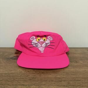 Vintage 1993 American Needle Pink Panther Logo Snapback Adult Pink One Size Men